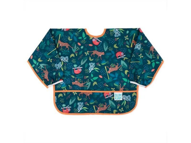 Bumkins Sleeved Bib 6-24Mt. Jungle