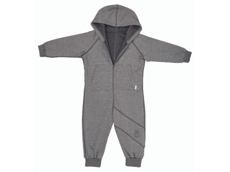 Zewi Onesie mit Kapuze Gr.80 grau