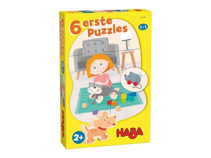 Haba 6 erste Puzzles – Haustiere Neu