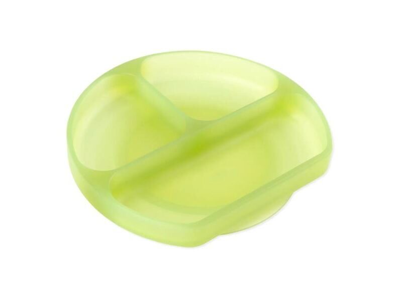 Bumkins Silicone Grip Dish Green Jelly