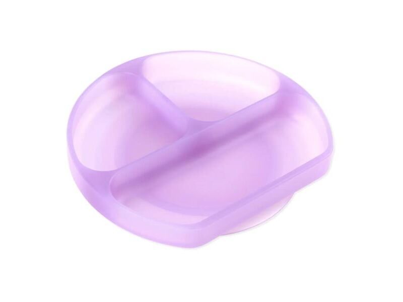 Bumkins Silicone Grip Dish Purple Jelly