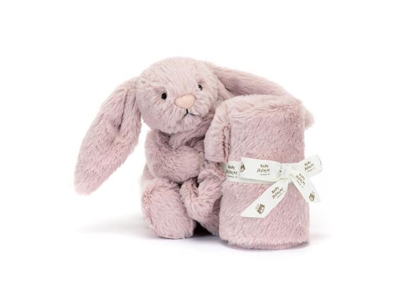 Jellycat Bashful Luxe Schmusetuch Hase rosa