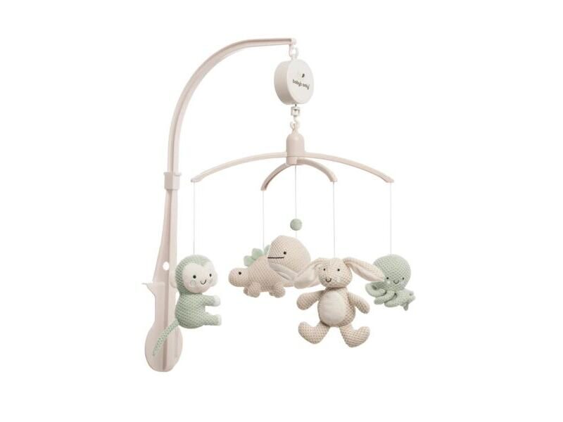 Baby's Only Musik Mobile Animals Laurel Green/Warm Linen