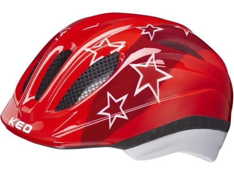 KED Velohelm Gr.S/M Meggy Stars rot (49-55cm)