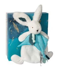 Doudou et Happy Pop Schmusetuch petrol 25cm