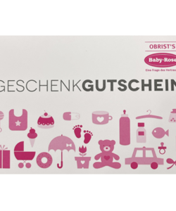 Geschenk Gutschein Obrist's Baby-Rose